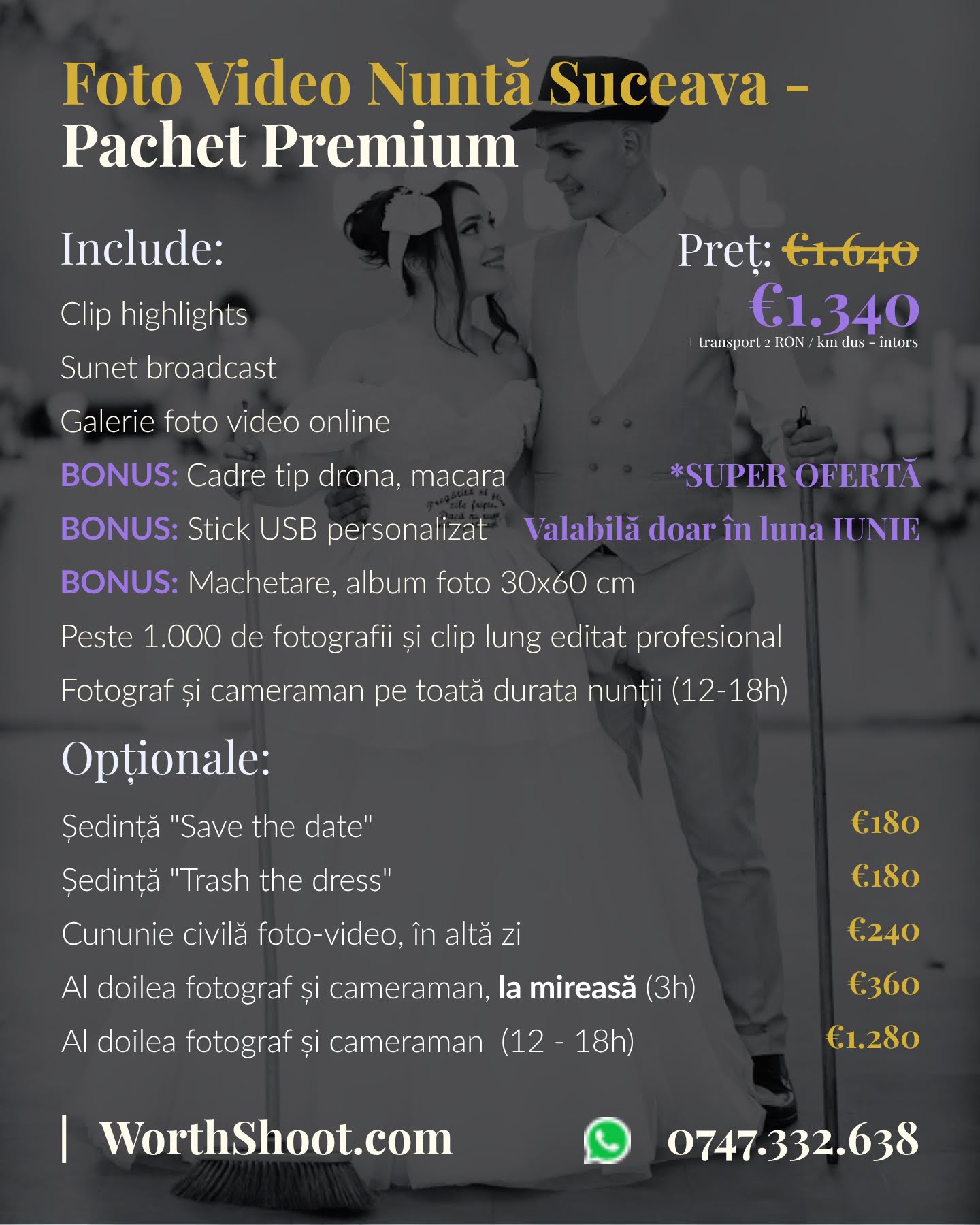 Fotograf Nunta Suceava · Pachet Foto Video Nunta